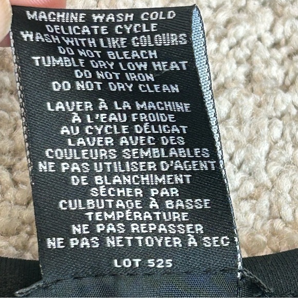 NICOLE Miller brown gray white striped poncho shawl cape - Picture 7 of 10